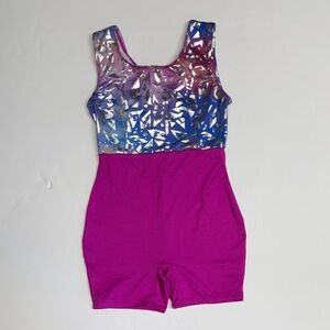 Cat & Jack Shimmering Purple and Pink Dance leotard